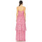 Romantic Elegant Casual Flowy Side split Floral printed Custom Logo Woman’s Long Dress