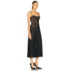 Exquisite Straight fit Bustier Underwire Cups Delicate Lace Tulle Fabric Spaghetti Straps Women Dress