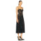 Exquisite Straight fit Bustier Underwire Cups Delicate Lace Tulle Fabric Spaghetti Straps Women Dress