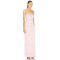 2025 Glamorous Strapless Blush Satin Exquisite Crystal Embellishments Maxi Dress