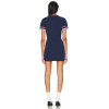 New Design Classic Baseball style Button Front Embroidery Fashionable Woman's Mini Dress