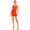 Best Selling Elegant Stylish One Shoulder Red Dress Large Bow Waist Women Mini Skirt
