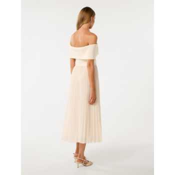 Customized High Quality Off Shoulder Detachable Belt High Waist Solid Color Casual Dress