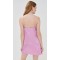 Lightweight stretch satin Halter neckline Sexy Party Dress Sweetness Woman's Mini Dress