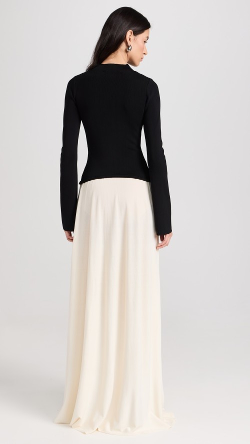 Fashionable 2025 Hot Sale Long Sleeve Bodycon Classic Elegant Woman's Maxi Dress