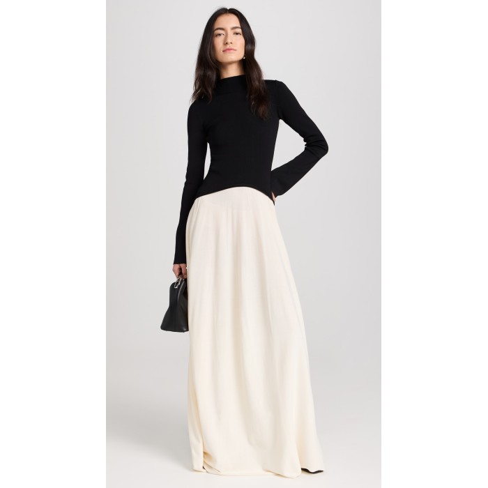 Fashionable 2025 Hot Sale Long Sleeve Bodycon Classic Elegant Woman's Maxi Dress