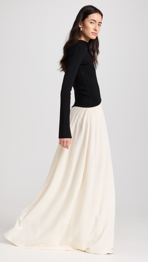 Fashionable 2025 Hot Sale Long Sleeve Bodycon Classic Elegant Woman's Maxi Dress