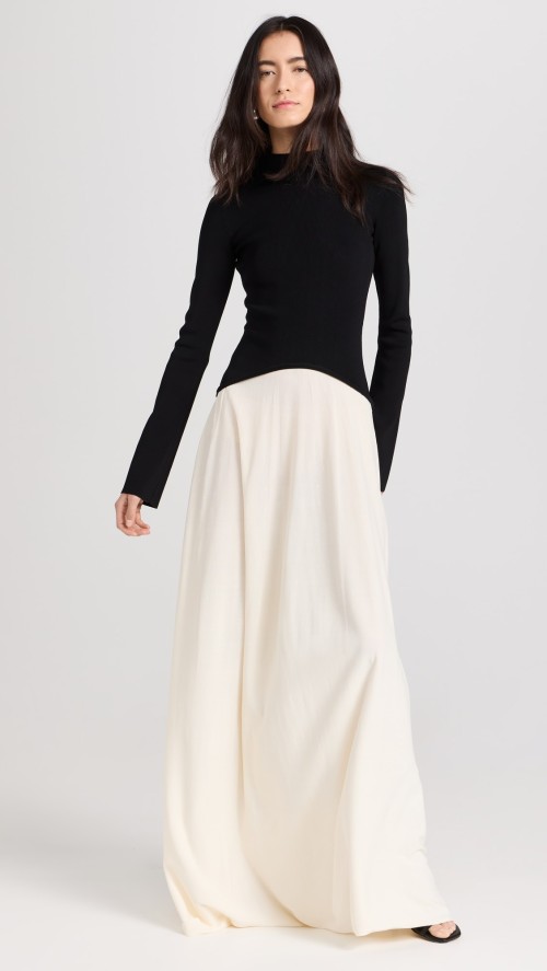 Fashionable 2025 Hot Sale Long Sleeve Bodycon Classic Elegant Woman's Maxi Dress