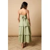 OEM Women Summer Camisole High Tight Waist Cut Out Open Back Fashion Casual Dress