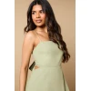 OEM Women Summer Camisole High Tight Waist Cut Out Open Back Fashion Casual Dress