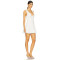 Best  Selling Romantic Sweet Embroidered Lace Scalloped Neckline Sleeveless White Short Skirt for Ladies