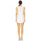 Best  Selling Romantic Sweet Embroidered Lace Scalloped Neckline Sleeveless White Short Skirt for Ladies