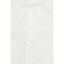 Best  Selling Romantic Sweet Embroidered Lace Scalloped Neckline Sleeveless White Short Skirt for Ladies