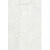 Best Selling Romantic Sweet Embroidered Lace Scalloped Neckline Sleeveless White Short Skirt for Ladies