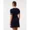 Sophisticated Round neckline Short sleeve Bodycon Knit Simple and Elegant Woman's Mini Dress