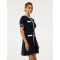 Sophisticated Round neckline Short sleeve Bodycon Knit Simple and Elegant Woman's Mini Dress