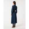 2025 Hot sale Elegant High quality Denim Classic Vintage Waist Belt Woman's Long Dress