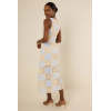 Women's Elegant High Neckline  Sleeveless Slim Embroidered And Crochet Casual Dress
