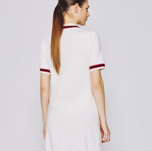 Woman's Polo Neckline Stylish Comfortable Casual Elegant Versatile Lively Mini Dress