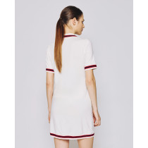 Woman's Polo Neckline Stylish Comfortable Casual Elegant Versatile Lively Mini Dress