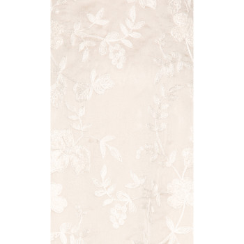 Fashionable Sweet Lace Embroidery Floral Patterns Deep V Neck and Lantern Sleeves Ladies Mini Dress