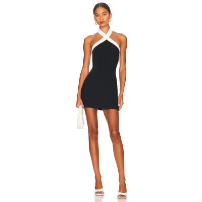 Exquisite Modern style Halter neck Backless New Fashion High quality Woman's Mini Dress