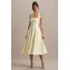 Fashion Women's Mesh Halter Neckline Open Back High Waist Solid Color  Casual Dress