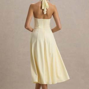Fashion Women's Mesh Halter Neckline Open Back High Waist Solid Color  Casual Dress