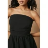 Elegant Sexy Sleeveless Ruffle Tight Waist Solid Color Puffball Mini Casual Dress