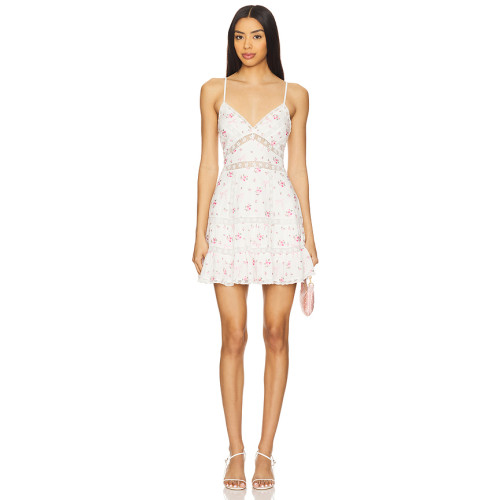 Fashionable Hot sale Sexy Elegant Mini Dress Custom Logo Sleeveless Woman's Dress