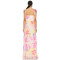 Exquisite Hot sale Floral printed  Sleeveless Camisole Elegant Woman's Long Dress