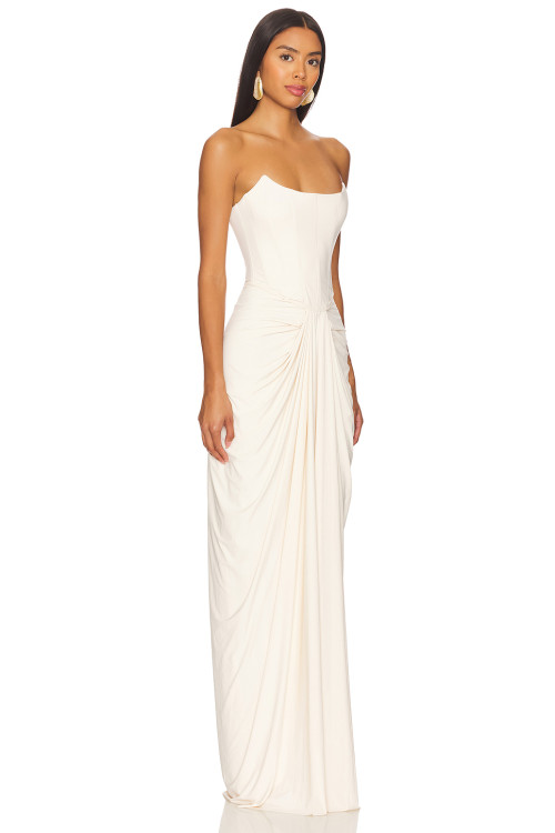 Stylish Hot sale Custom Logo Off shoulder Sleeveless Sexy Elegant Woman's Long Dress