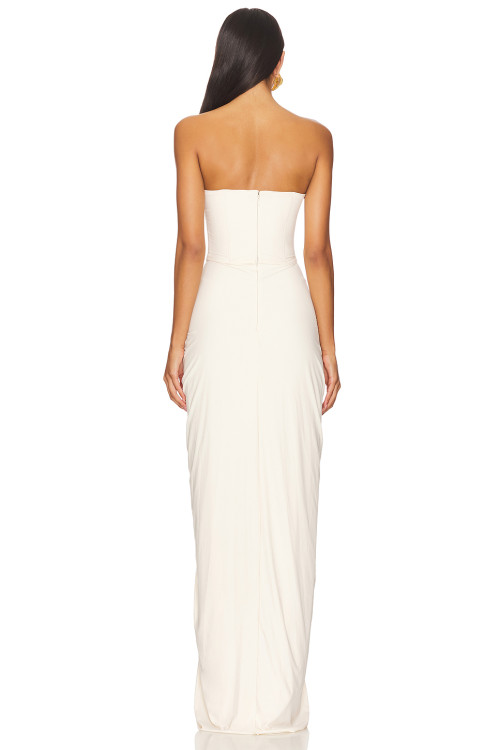 Stylish Hot sale Custom Logo Off shoulder Sleeveless Sexy Elegant Woman's Long Dress