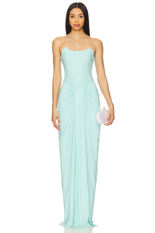 Stylish Hot sale Custom Logo Off shoulder Sleeveless Sexy Elegant Woman's Long Dress