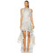 2025 New Design Custom Logo High quality High Low Dress Sleeveless Woman's Dress