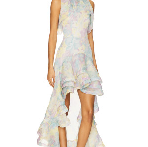 2025 New Design Custom Logo High quality High Low Dress Sleeveless Woman's Dress