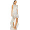 2025 New Design Custom Logo High quality High Low Dress Sleeveless Woman's Dress