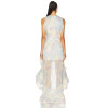 2025 New Design Custom Logo High quality High Low Dress Sleeveless Woman's Dress