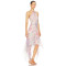 Fahionable Hot sale Sleeveless Halter neck Floral printed Elegant Woman's Long Dress