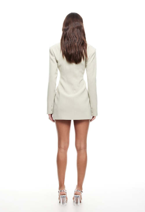 Hot Sale High quality Custom Logo Long Sleeve Formal Blazer style Casual Woman's Mini Dress