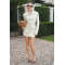 Hot Sale High quality Custom Logo Long Sleeve Formal Blazer style Casual Woman's Mini Dress