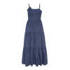 Custom Camisole High Waist Solid Color Tiered Skirt A-Line Silhouette Casual Dress