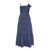 Custom Camisole High Waist Solid Color Tiered Skirt A-Line Silhouette Casual Dress