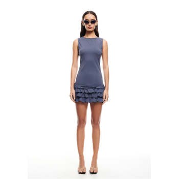 Fashionable High quality Sexy Slim High waist Lively Sleeveless Woman's Mini Dress
