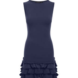 Fashionable High quality Sexy Slim High waist Lively Sleeveless Woman's Mini Dress