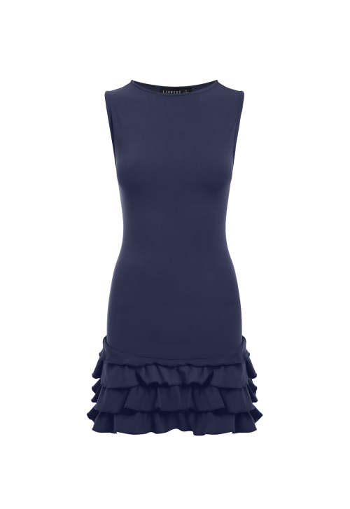 Fashionable High quality Sexy Slim High waist Lively Sleeveless Woman's Mini Dress