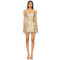 2025 Fahionable Vintage Style Floral Embroidered Strapless Slim Fit Mini Dress