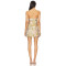 2025 Fahionable Vintage Style Floral Embroidered Strapless Slim Fit Mini Dress