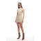 Exquisite 2025 New style Custom Logo Boat neckline Woman's Sleeveless Womna's Mini Dress