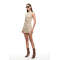 Exquisite 2025 New style Custom Logo Boat neckline Woman's Sleeveless Womna's Mini Dress